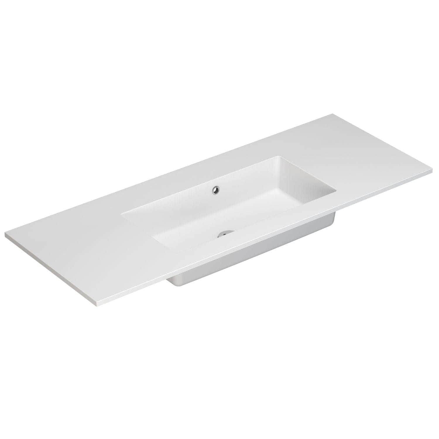 Dansani Minore Servant B60-120xH1,5xD45,5cm Hvit matt / 120cm / Nei Dansani Baderomsservant DA-337112103