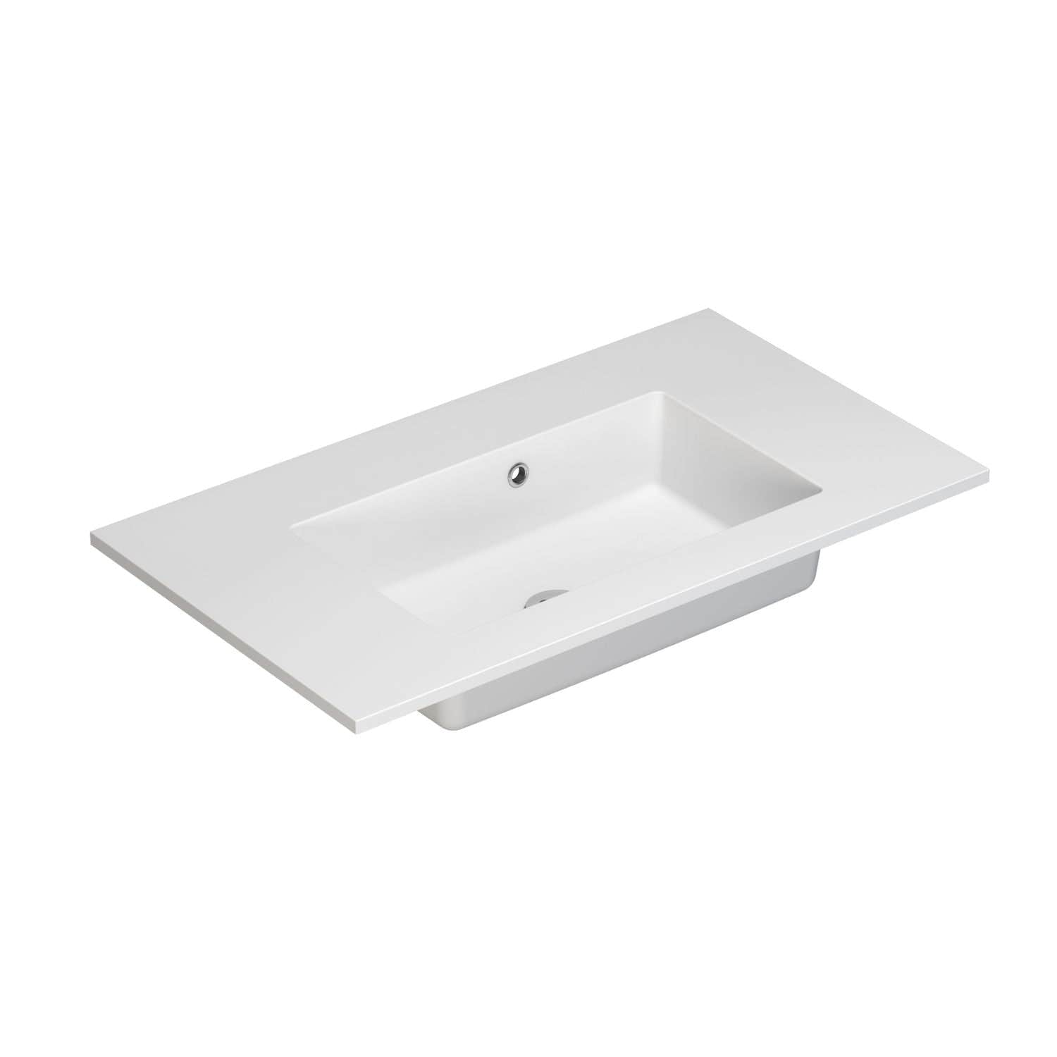 Dansani Minore Servant B60-120xH1,5xD45,5cm Hvit matt / 80cm / Nei Dansani Baderomsservant DA-337108103
