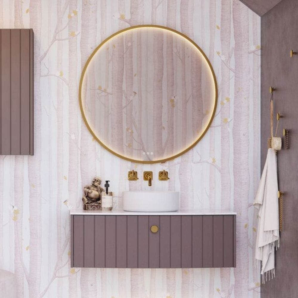 Dansani Moon Rundt Rammespeil LED lys Ø75/90cm Dansani Baderomsspeil