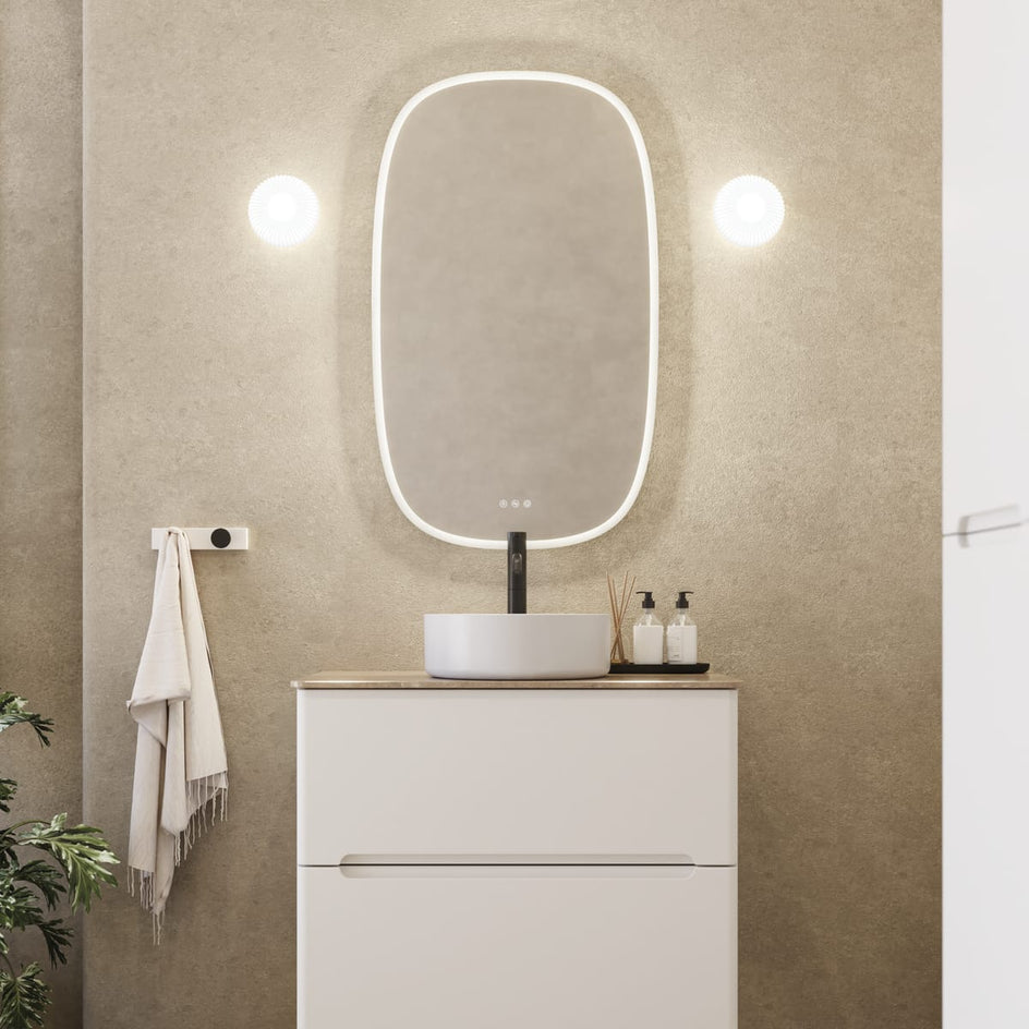 Dansani PLISSÉ Lampe Hvit Dansani Baderomsbelysning DA-190304850