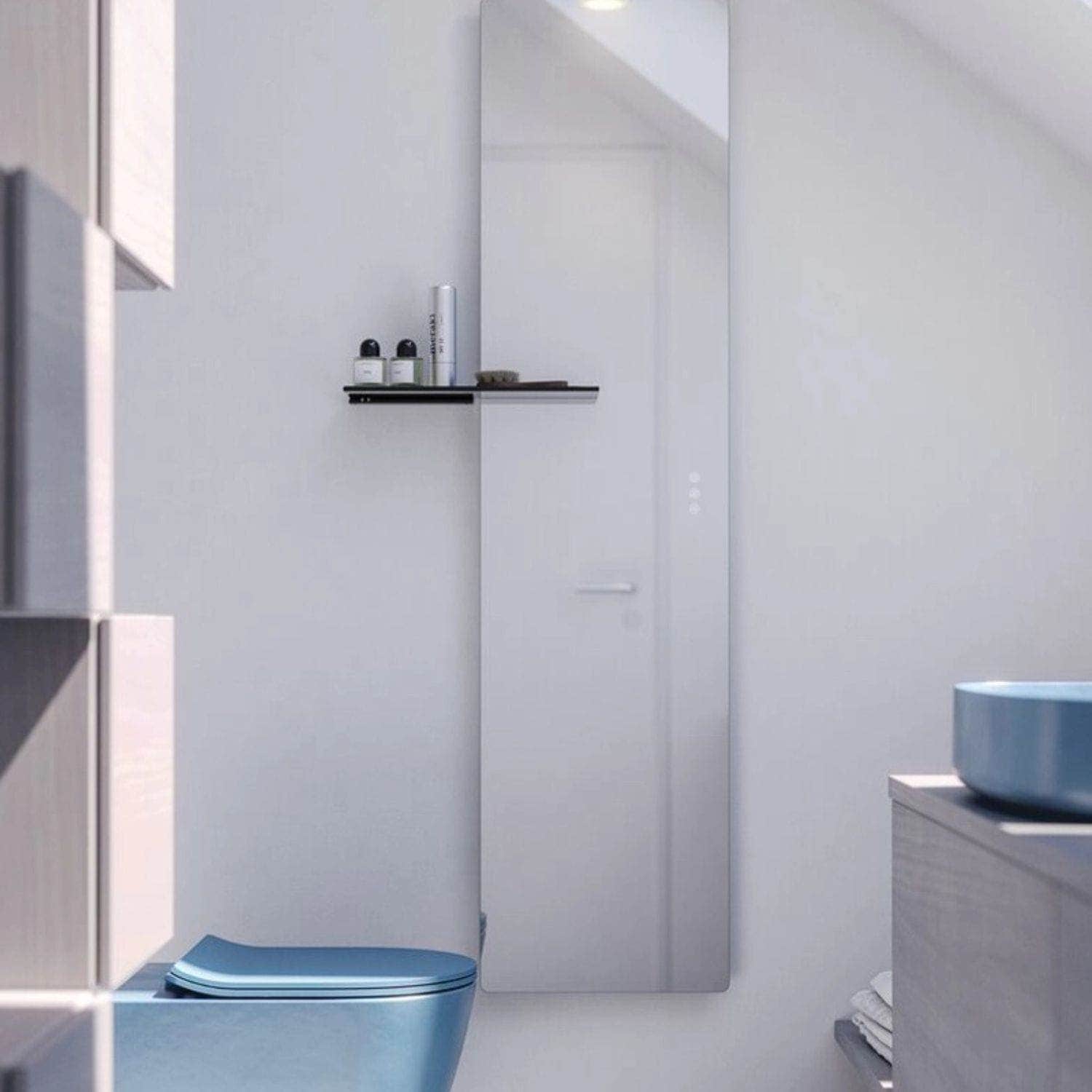 Dansani REACH Hylle Svart / Tonet glass Dansani Baderomshylle DA-325900000