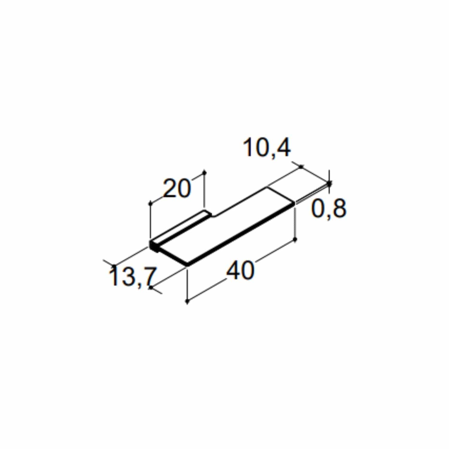 Dansani Reach Hylle Svart / Tonet glass Dansani Baderomshylle DA-325900000