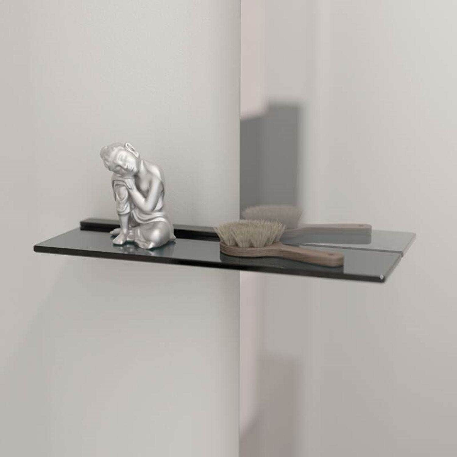 Dansani Reach Hylle Svart / Tonet glass Dansani Baderomshylle DA-325900000