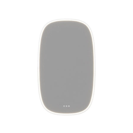 Dansani SQUIRCLE ellipse speil med lys og lysstyring (backlight)