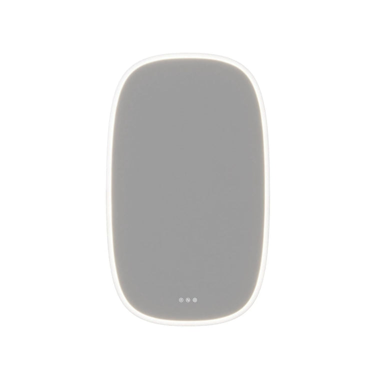 Dansani SQUIRCLE ellipse speil med lys og lysstyring (backlight)