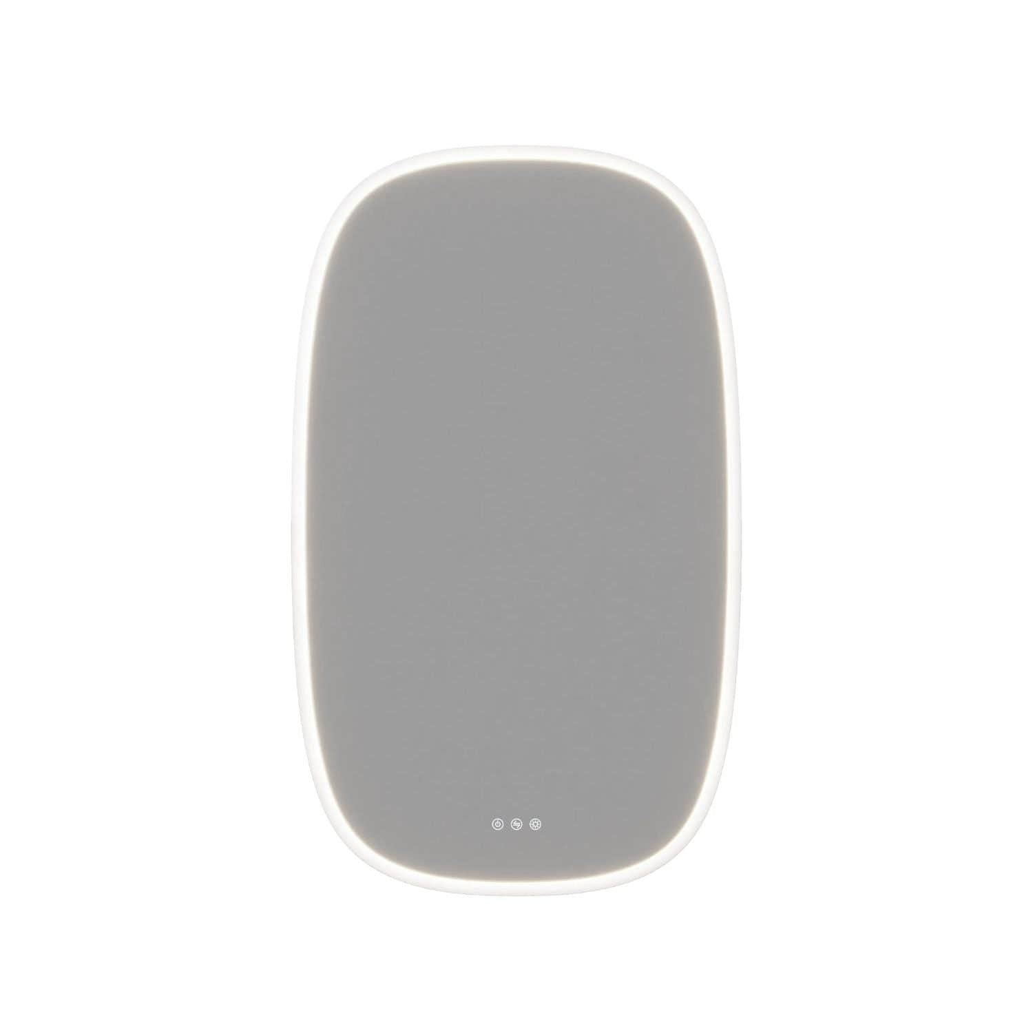 Dansani Squircle Speil med Lys og Lysstyring 60cm Dansani Baderomsspeil DA-96160