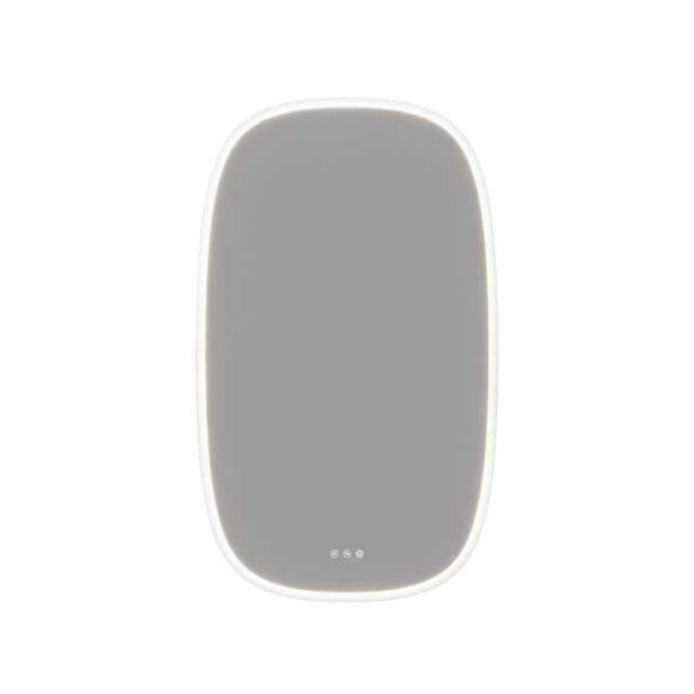 Dansani Squircle Speil med Lys og Lysstyring 60cm Dansani Baderomsspeil DA-96160