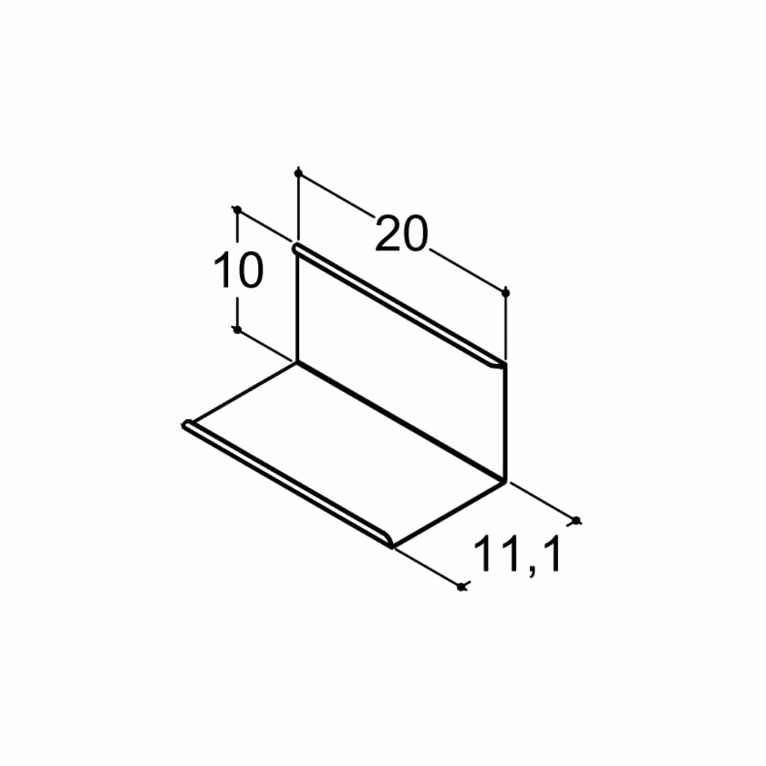 Dansani Universal Hylle Dansani Tilbehør baderomsinnredning DA-545710047