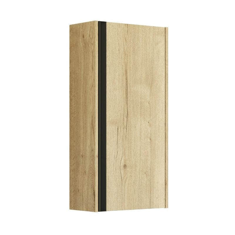 Dansani You Integrert alu-grep Overskap 1 dør Natur eik / Høyre hengslet Dansani Sideskap bad DA-V49-7149