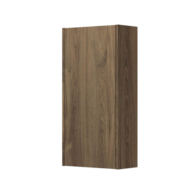 Dansani You Overskap 1 dør B40xH80xD19cm - Glatt Brun eik / Venstre Dansani Sideskap bad DA-V49-1252