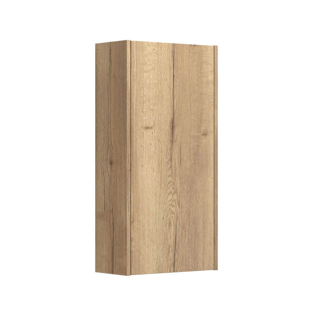 Dansani You Overskap 1 dør B40xH80xD19cm - Glatt Natur eik / Høyre Dansani Sideskap bad DA-V49-1149