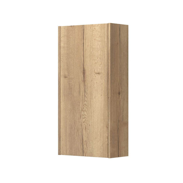 Dansani You Overskap 1 dør B40xH80xD19cm - Glatt Natur eik / Venstre Dansani Sideskap bad DA-V49-1249