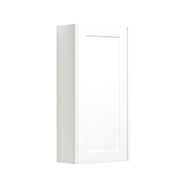 Dansani You Overskap 1 dør B40xH80xD19cm - Ramme Hvit matt/NCS farge / Høyre Dansani Sideskap bad DA-V49-3191
