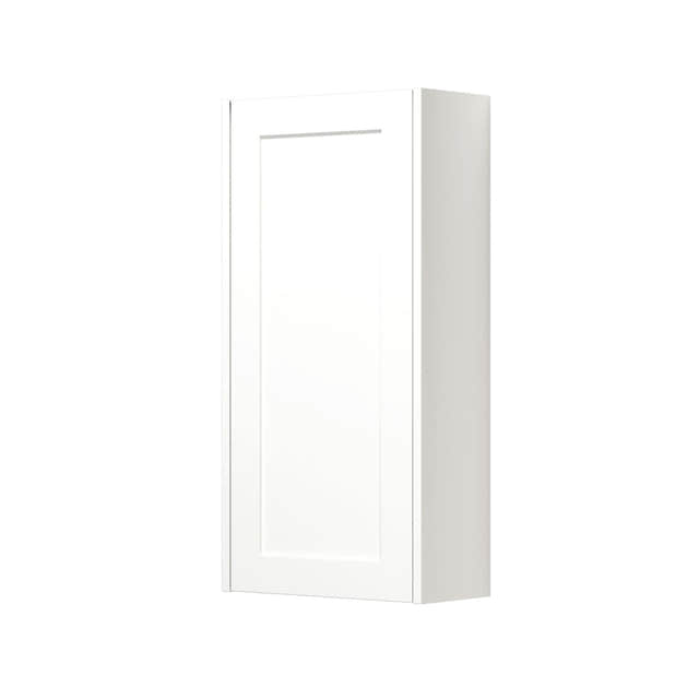 Dansani You Overskap 1 dør B40xH80xD19cm - Ramme Hvit matt / Venstre Dansani Sideskap bad DA-V49-3210