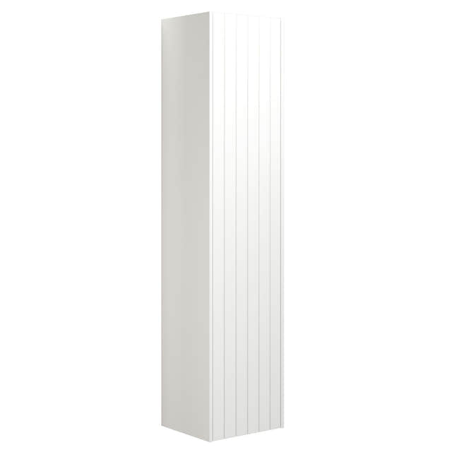 Dansani You Rillet Høyskap Slim 1 dør Hvit matt / NCS farge / Høyre hengslet Dansani Høyskap bad DA-V52-4191