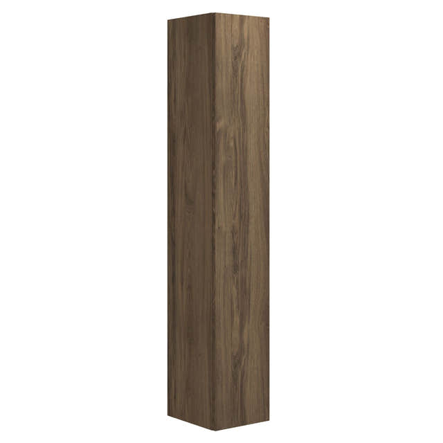 Dansani You Urban Glatt Høyskap Slim 1 dør Brun eik / 30cm / Høyre hengslet Dansani Høyskap bad DA-V53-1152