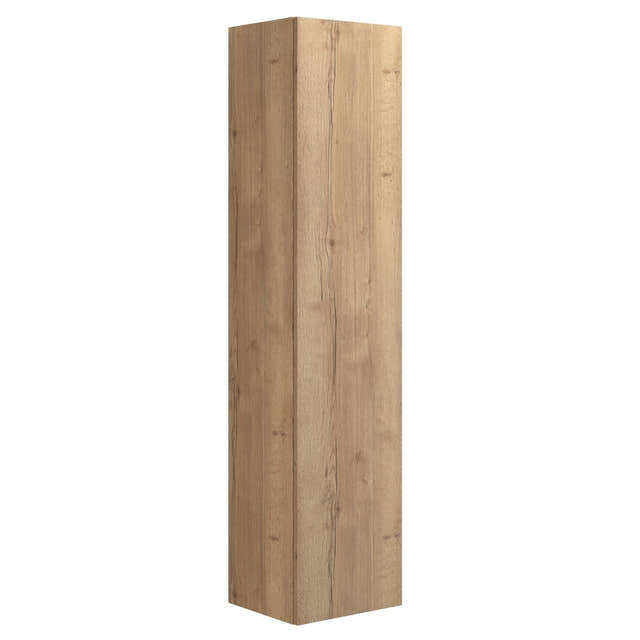 Dansani You Urban Glatt Høyskap Slim 1 dør Natur eik / 40cm / Høyre hengslet Dansani Høyskap bad DA-V54-1149