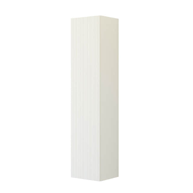 Dansani You Urban Riflet Høyskap Slim 1 dør Hvit matt / 40cm / Venstre hengslet Dansani Høyskap bad DA-V54-9210