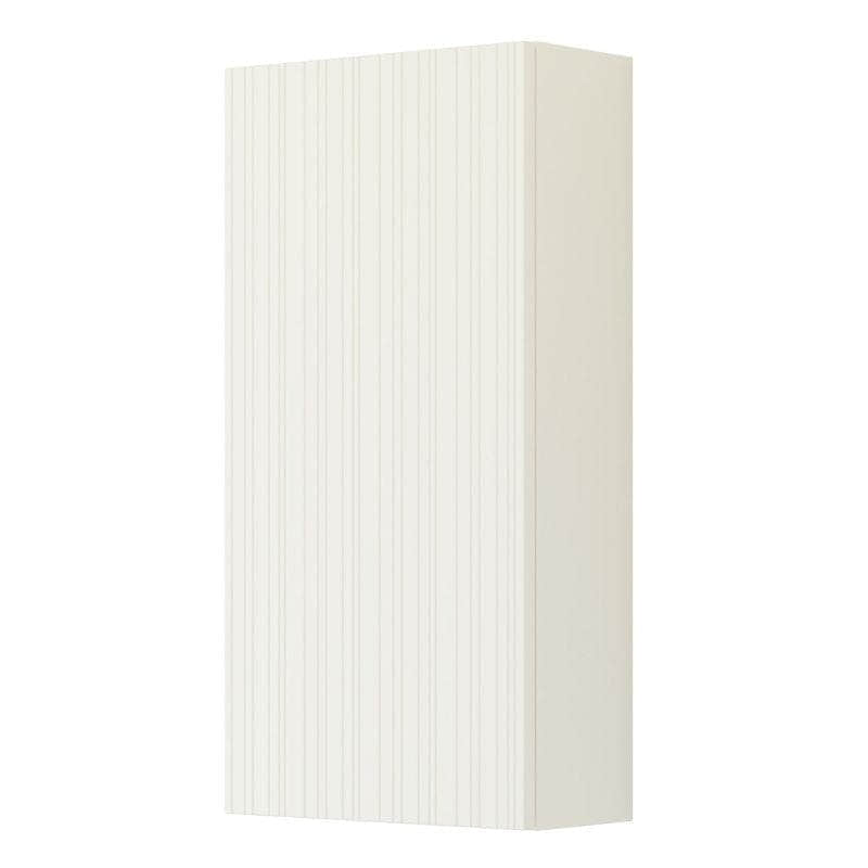 Dansani You Urban Riflet Overskap 1 dør Hvit matt / 40cm / Venstre hengslet Dansani Sideskap bad DA-V51-9210