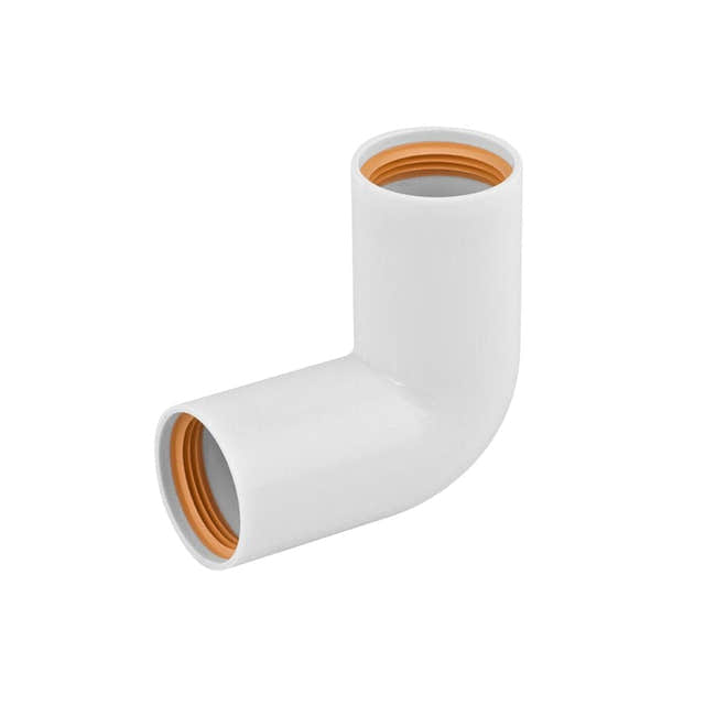 Faluplast Bend 90° Dobbel 50mm Faluplast Bend GRO-4516158