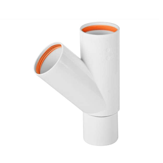 Faluplast Grenrør 45° 50mm Faluplast Grenrør GRO-4516165