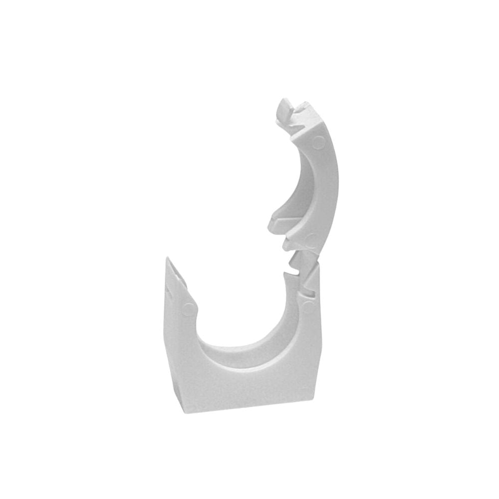 Faluplast Sneppklamme med Låsebøyle Hvit / 40mm Faluplast Plastklammer GRO-4516236