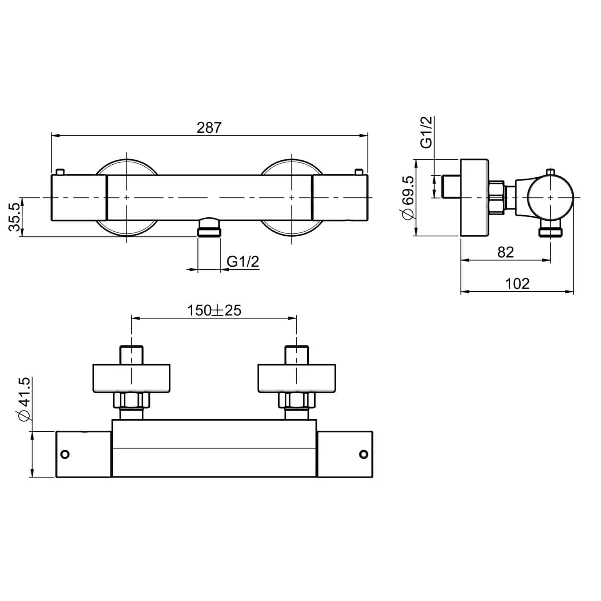 Fima Dusjbatteri Spillo Up F4275 Fima Dusjbatteri