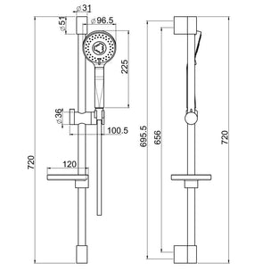 Fima Dusjsett Universal F2679 3-spray