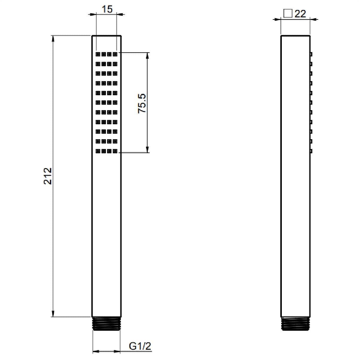 Fima Hånddusj Zeta Dusjarmatur F2203Otcr Fima Reservedel blandebatteri GRO-701872