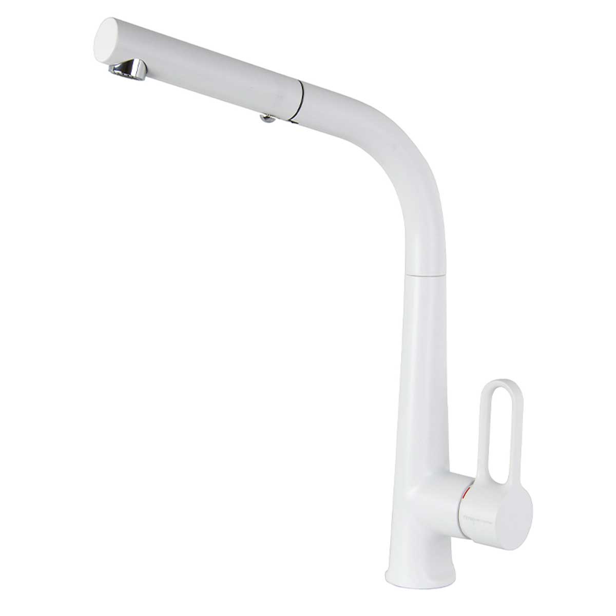 Fima Kjøkkenarmatur Skinny F7026 med uttrekkbar tut Hvit matt Fima Kjøkkenarmatur GRO-4402157