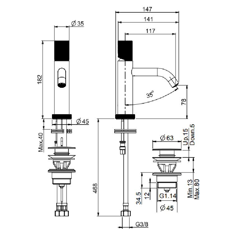 Fima Servantbatteri Spillo Tech XVG F3031 Fima Servantbatteri