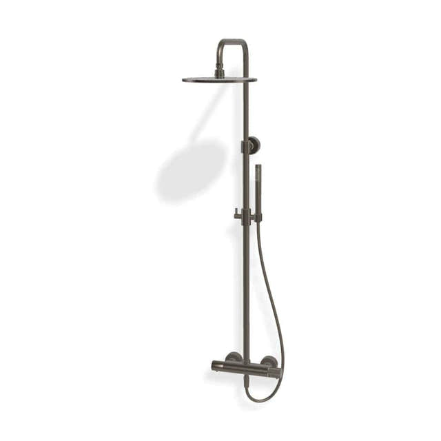 Fima Spillo Up F4285 Takdusj Ø25cm taksil Børstet svart krom Fima Takdusj DAL-1459290