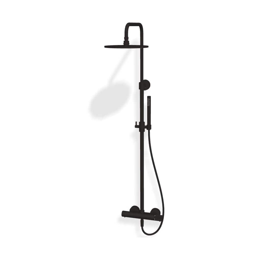 Fima Spillo Up F4285 Takdusj Ø25cm taksil Svart matt Fima Takdusj DAL-4404803