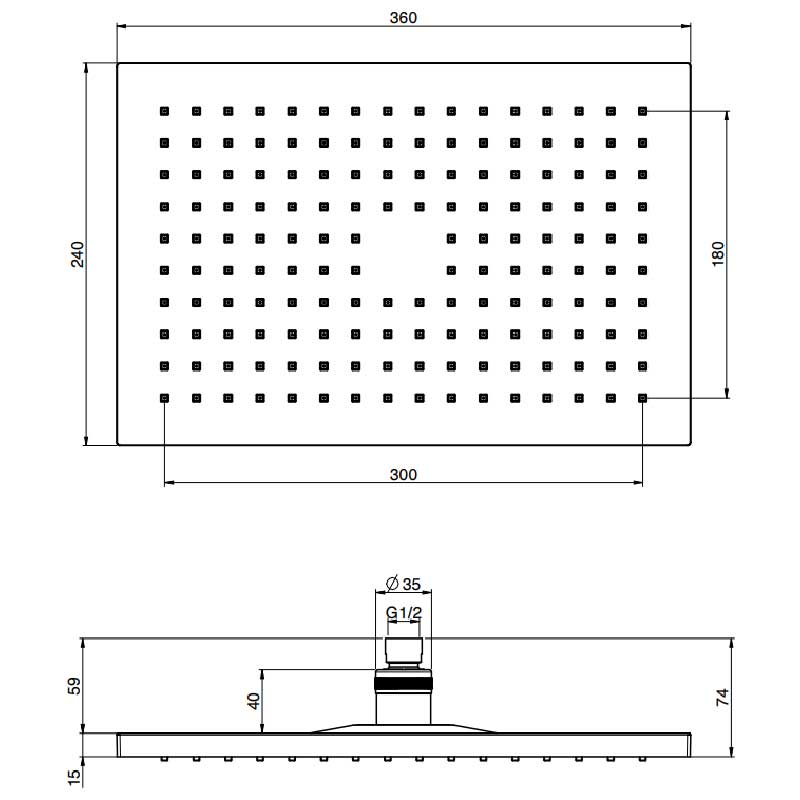 Fima Takdusj Zeta Dusjarmatur F2795/2Cr Fima Reservedel blandebatteri GRO-701873