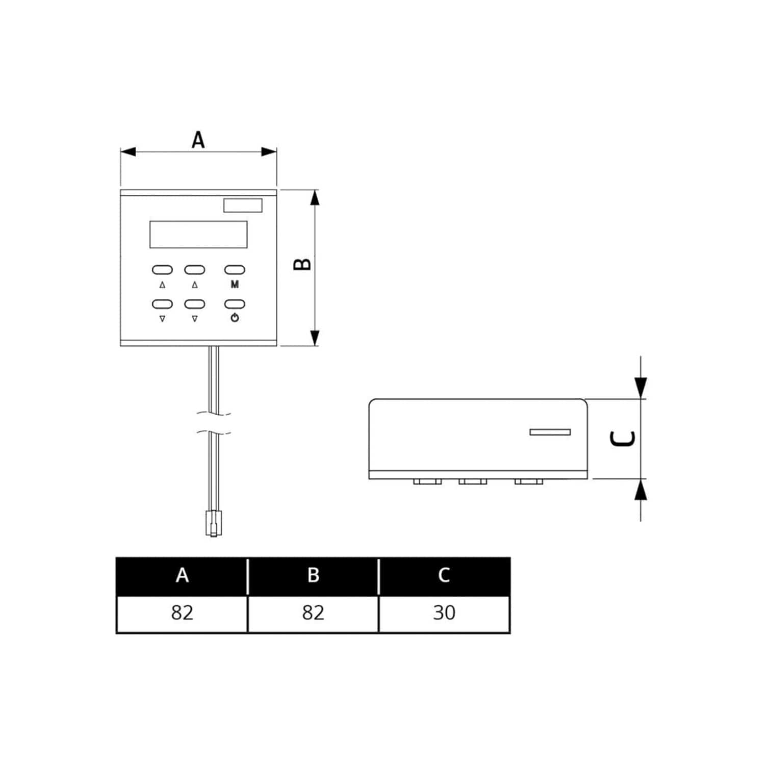 Flexit BDT Styrepanel Klima Flexit Avtrekksvifte FL-114881