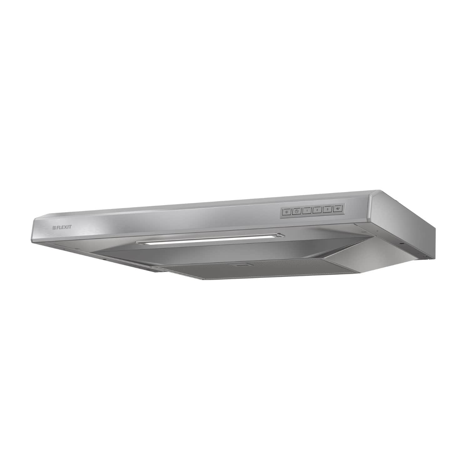 Flexit Facet-M Kjøkkenvifte Rustfritt stål / 60cm Flexit Kjøkkenvifte FL-118694