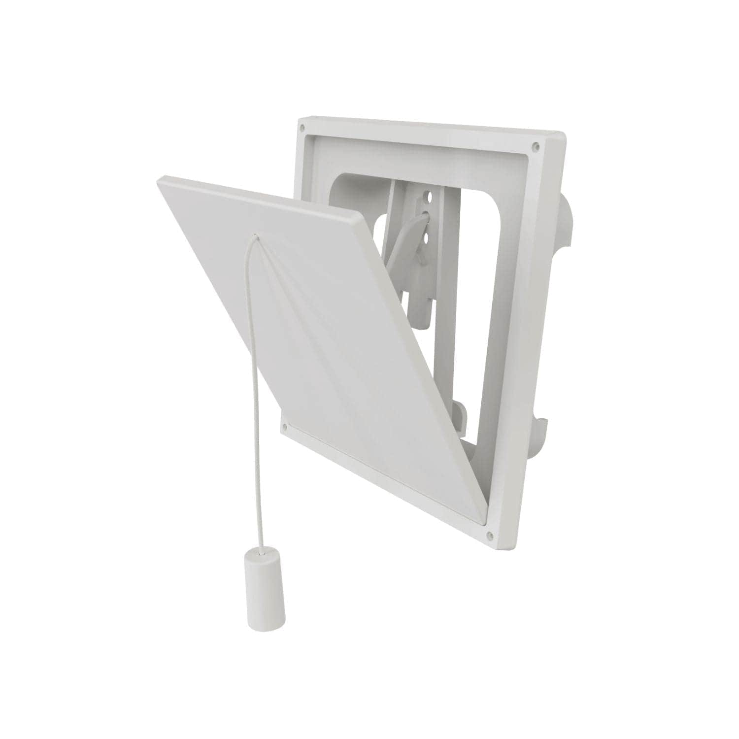 Flexit Plast Klaffventil Hvit / 100x100 mm Flexit FL-02020