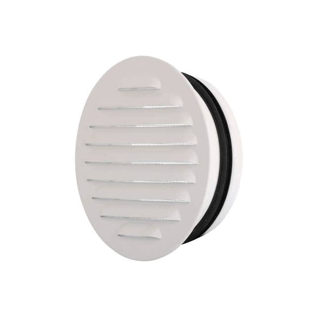 Flexit Rist Rund med Stuss og Pakninger Hvit / Ø100mm Flexit FL-117218