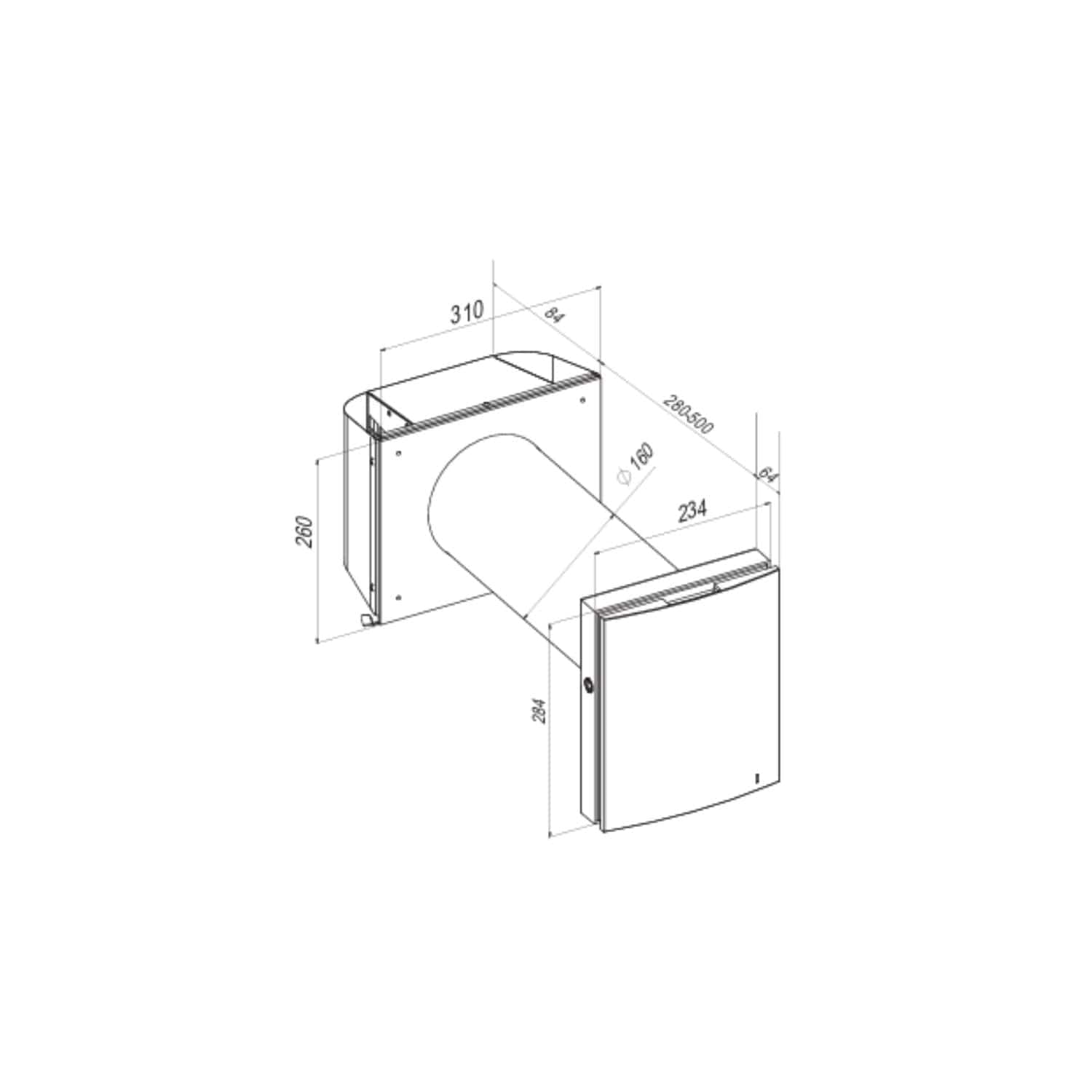 Flexit Roomie Dual WiFi V2 Romventilator Flexit Romventilator