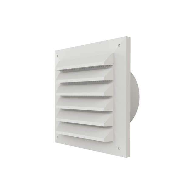 Flexit Sjalusirist Plast med Rund Stuss Hvit / Ø125mm Flexit FL-09159