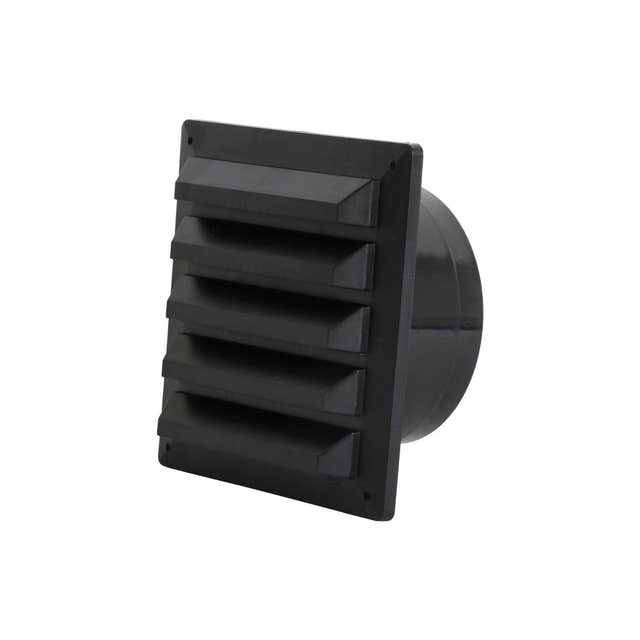Flexit Sjalusirist Plast med Rund Stuss Svart / Ø100mm Flexit FL-117144