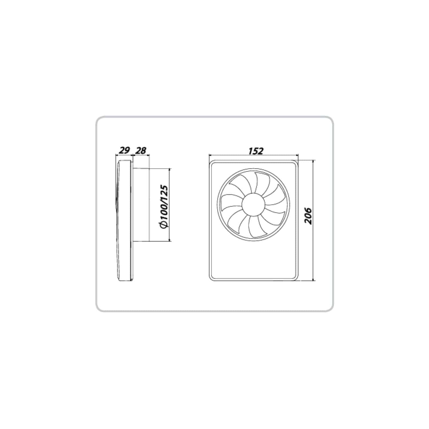 Flexit Temp Varmeflytter Hvit Flexit Baderomsvifte FL-117233