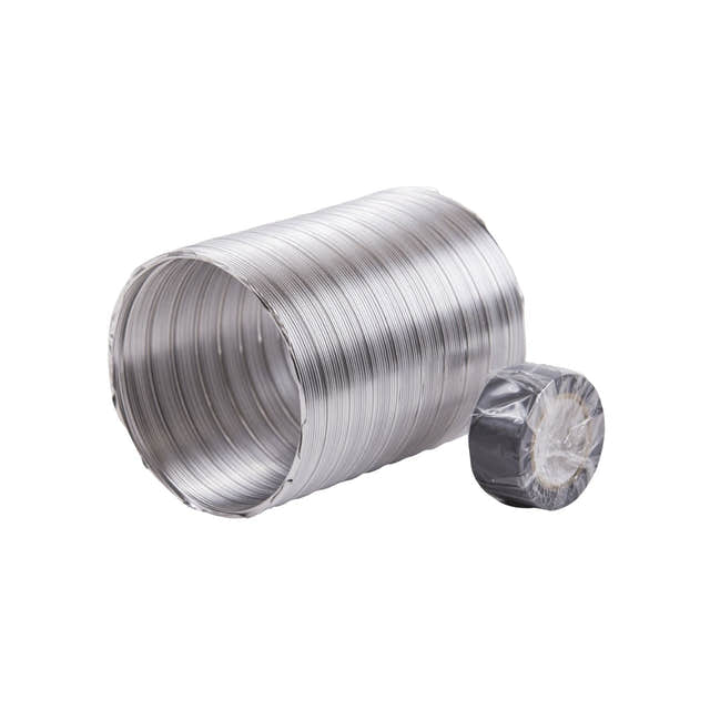 Flexit Veggjennomføring Aluminium / 100mm Flexit Baderomsvifte FL-09120
