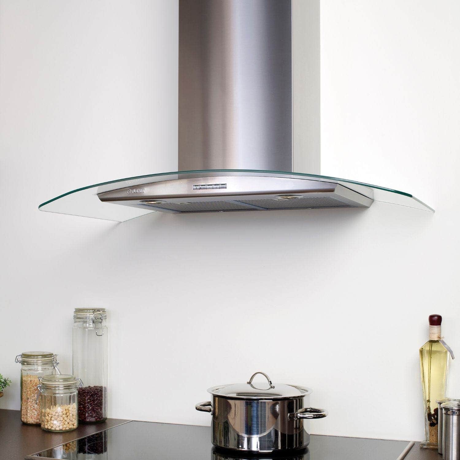 Flexit Vision-M RF Kjøkkenvifte Rustfritt stål / 60cm Flexit Kjøkkenvifte FL-110606