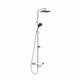 FM Mattsson Takdusjpakke Siljan kvadrat med badekartermostat Krom FM Mattsson Dusjsett GRO-4301903