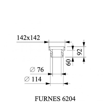 Furnes Stoppekranboks Basic 6204