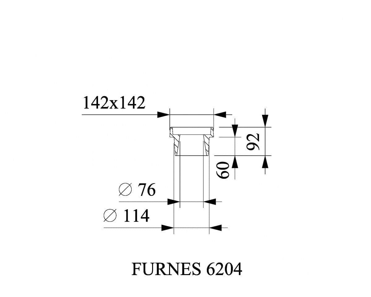 Furnes Stoppekranboks Basic 6204 Furnes Stoppekranboks GRO-3301045