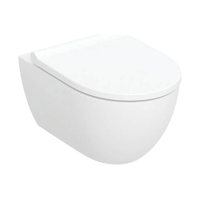 Geberit Acanto TurboFlush Rimfree Vegghengt toalett Hvit Geberit Vegghengt toalett GRO-6123001