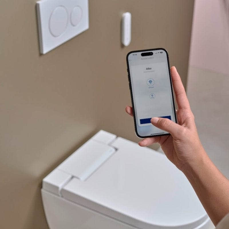 Geberit AquaClean Alba Dusjtoalett - vegghengt Hvit Geberit Dusjtoalett GRO-6166244