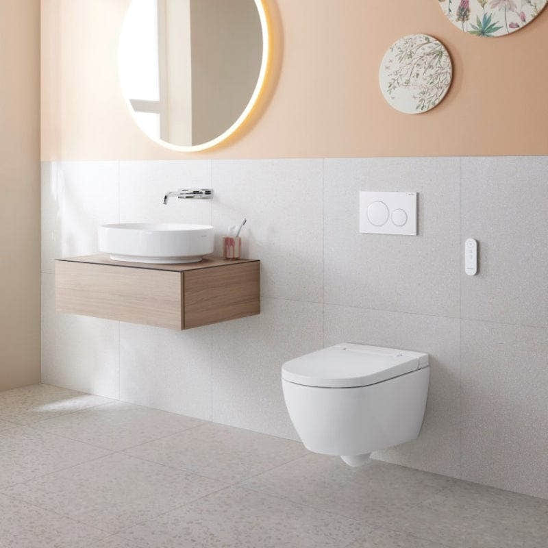 Geberit AquaClean Alba Dusjtoalett - vegghengt Hvit Geberit Dusjtoalett GRO-6166244